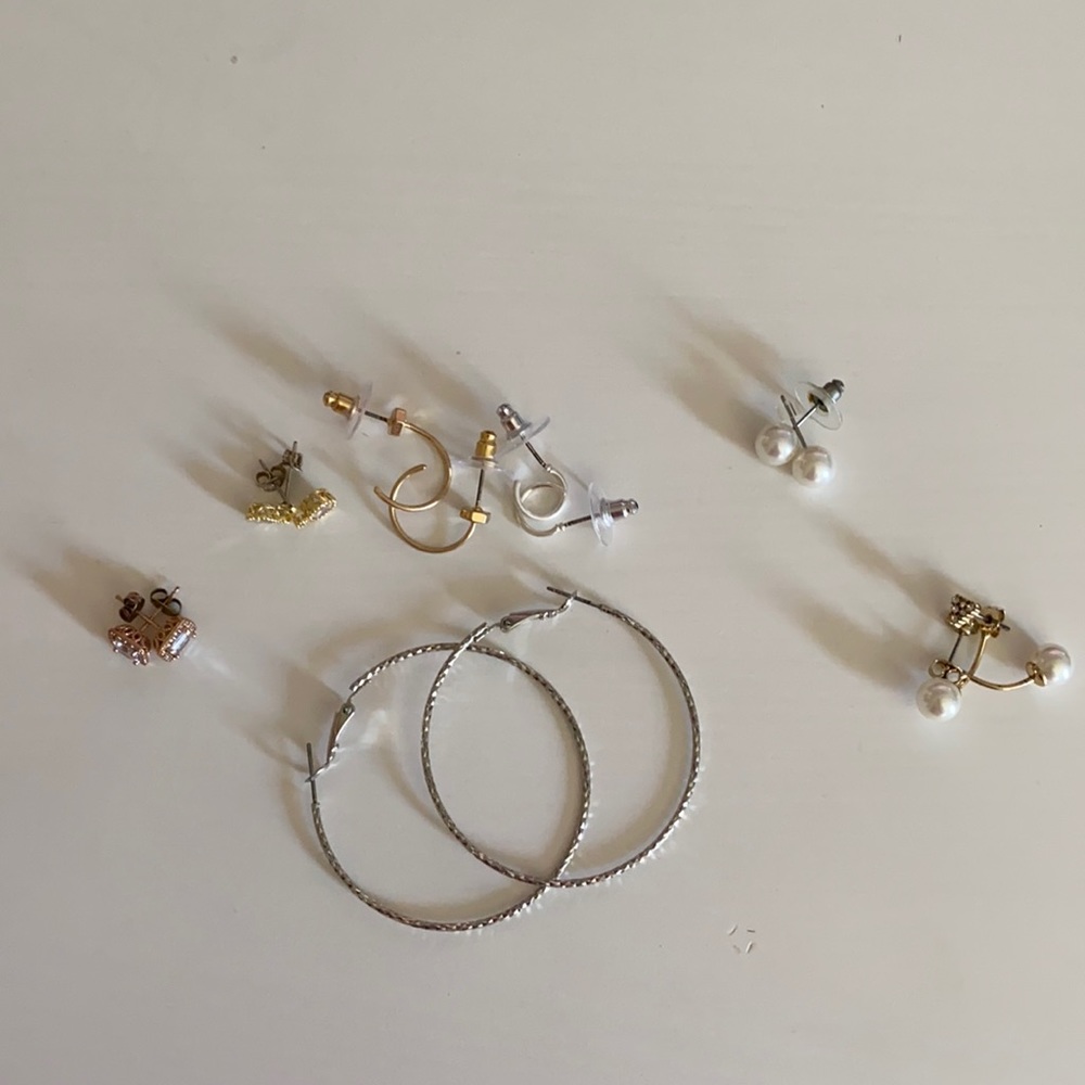 Collection of earrings